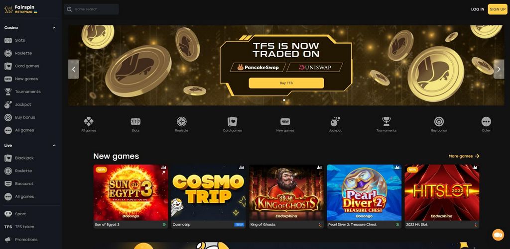 Fairspin Online Casino Review|550% up to EUR10k + 200 FS + $15 FB